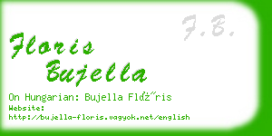 floris bujella business card